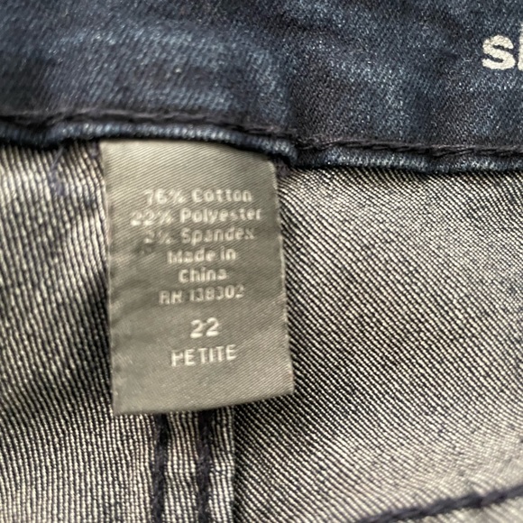 Avenue denim skinny 22P jeans petite - Picture 4 of 8